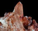 Natural Red Quartz Crystals - Morocco #51841-2